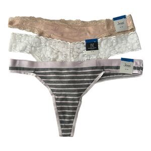 Jenni/INC  Thongs 3 Pieces Sz XL